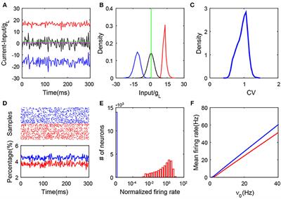 Balanced Active Core in Heterogeneous Neuronal Networks